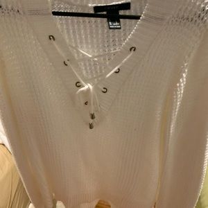 Forever 21 white sweater